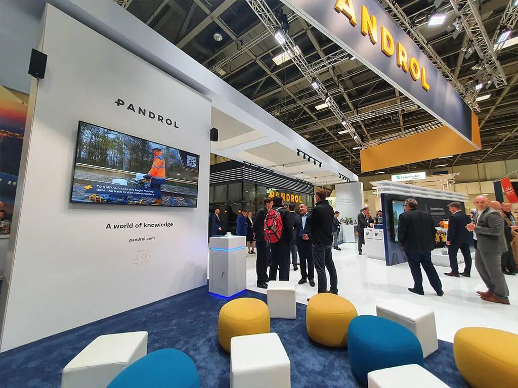 pandrol seating area exhibition